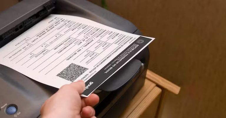 Impressão de CRLV-e